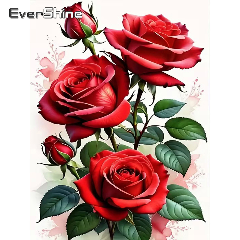 Resin Craft For Beginners - Evershine Diamantmozaïek Bloemen Kruissteek Kunst Schilderij