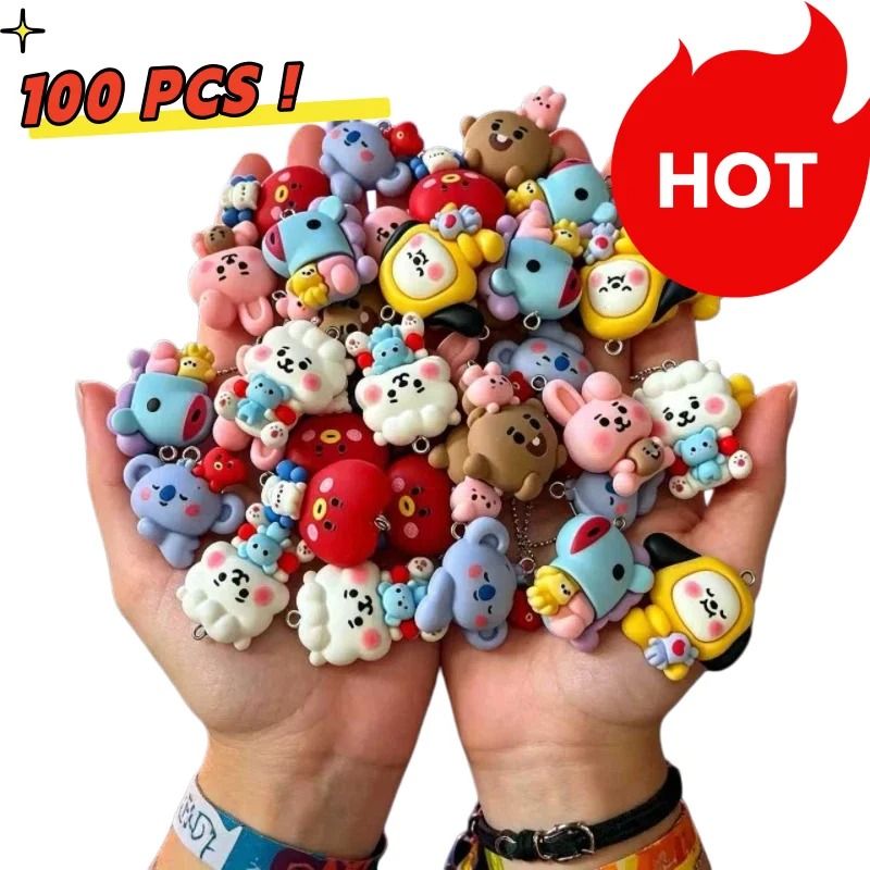 7 stks BT21 Hars Cartoon Charm - Resin Craft Material recensie en prijs